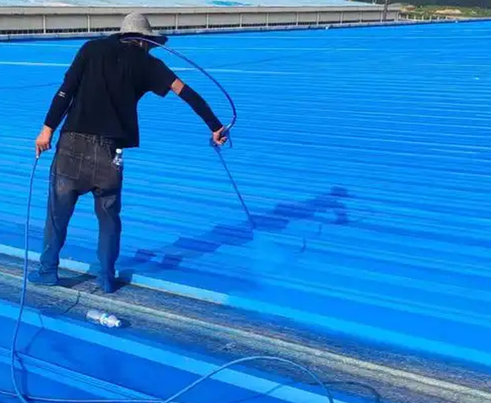 彩钢瓦水性漆案例现场